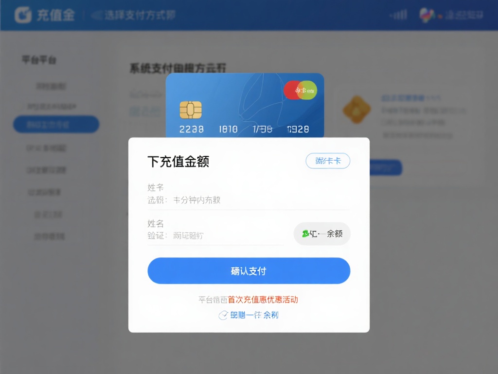 在选择支付方式后，输入充值金额，系统会自动跳转至支